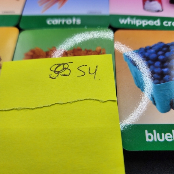 54 pc Food Themed Foam Magnets 2.5x2" Rectangular Children Learning Education - Picture 6 of 6